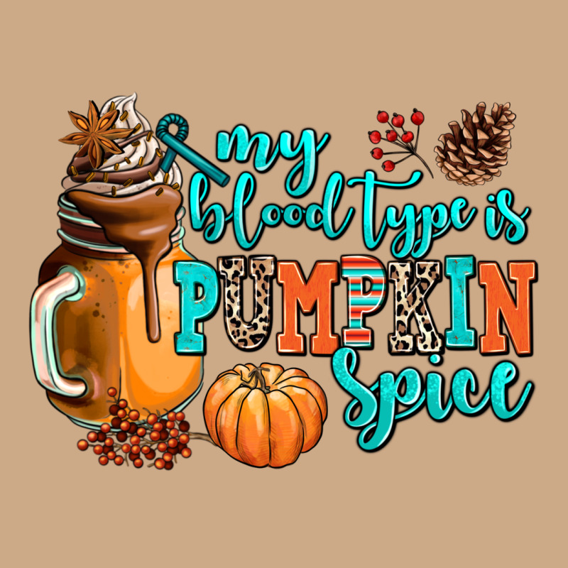 My Blood Type Is Pumpkin Spice Vintage Hoodie by AdoDesignShop | Teevron