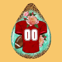 American Football And Western Roses Teardrop Vintage Hoodie | Teevron