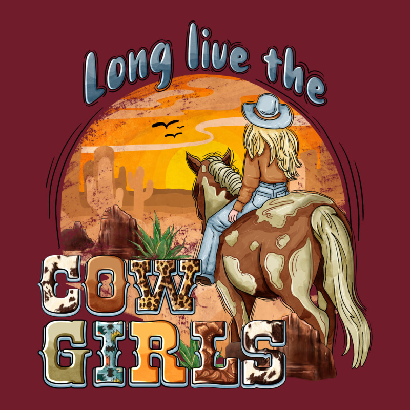 Long Live The Cowgirls Zipper Hoodie by NancyCooperArtShop | Teevron