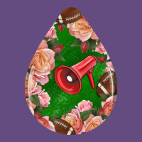 American Football And Western Roses Teardrop Vintage Hoodie | Teevron