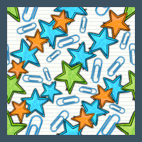 Stars School Seamless Pattern Urban Heavy Tee | Teevron