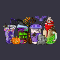 Halloween Coffee Cups Vintage Hoodie | Teevron