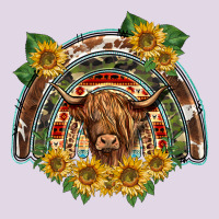 Scottish Calf Sunflowers Rainbow Classic Tee | Teevron