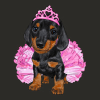 Balerina Dachshund With Tutu Heavy Core Tee | Teevron