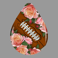 American Football And Western Roses Teardrop Vintage Hoodie | Teevron