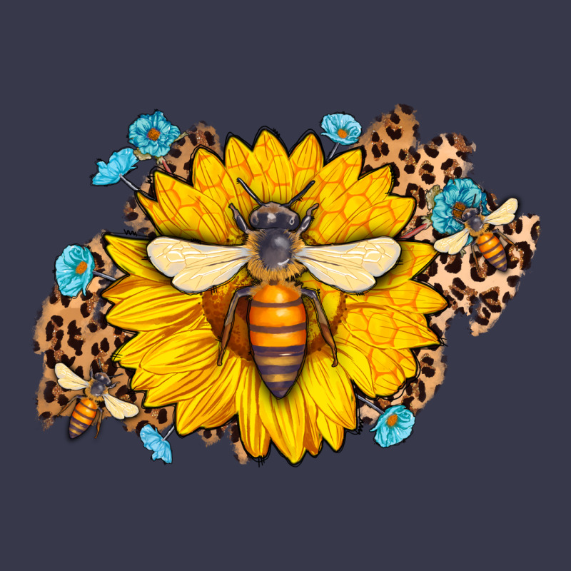 Bee Sunflower Leopard Long Sleeve Tee by Jasminsmagicworld | Teevron