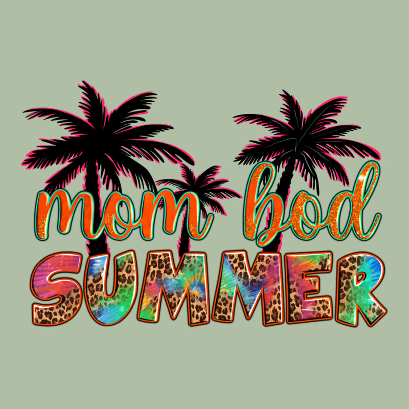 Mom Bod Summer With Palms Urban Heavy Tee by Artiststas | Teevron