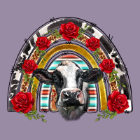 Black And White Baby Cow Floral Rose Rainbow Classic Tee | Teevron