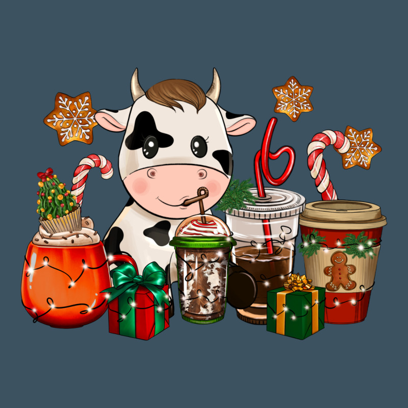Cow Coffee Cups Christmas Urban Hoodie by CowGirlArtShop | Teevron