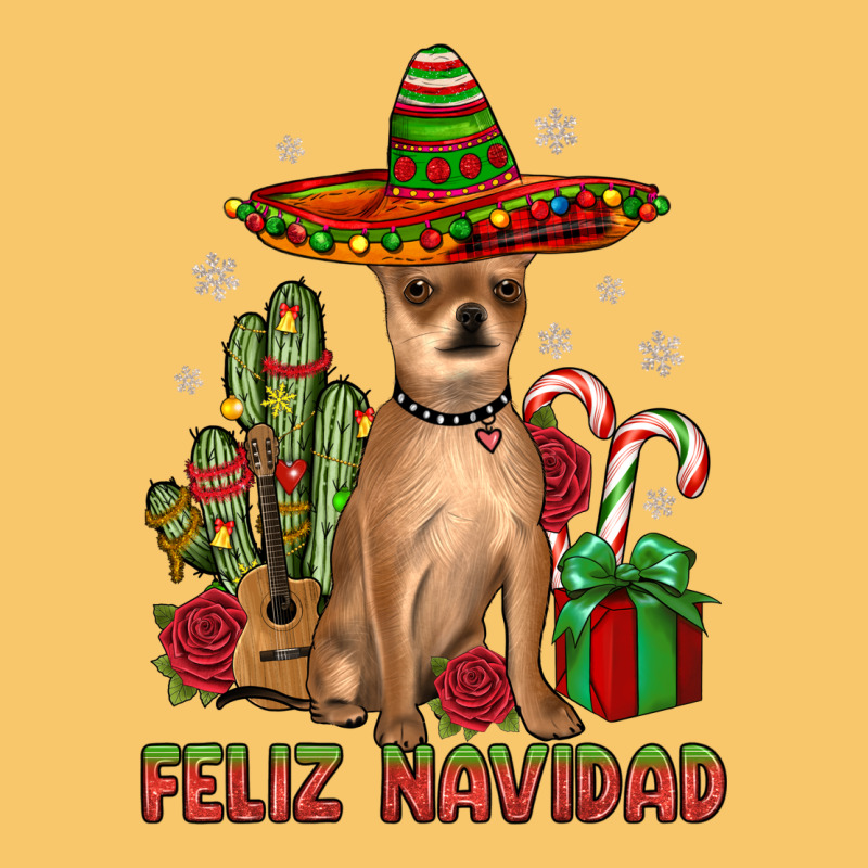 Chihuahua Feliz Navidad Vintage Hoodie by JahusDesignShop | Teevron