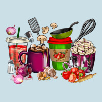 Lunch Lady Coffee Cups Ladies Tee | Teevron