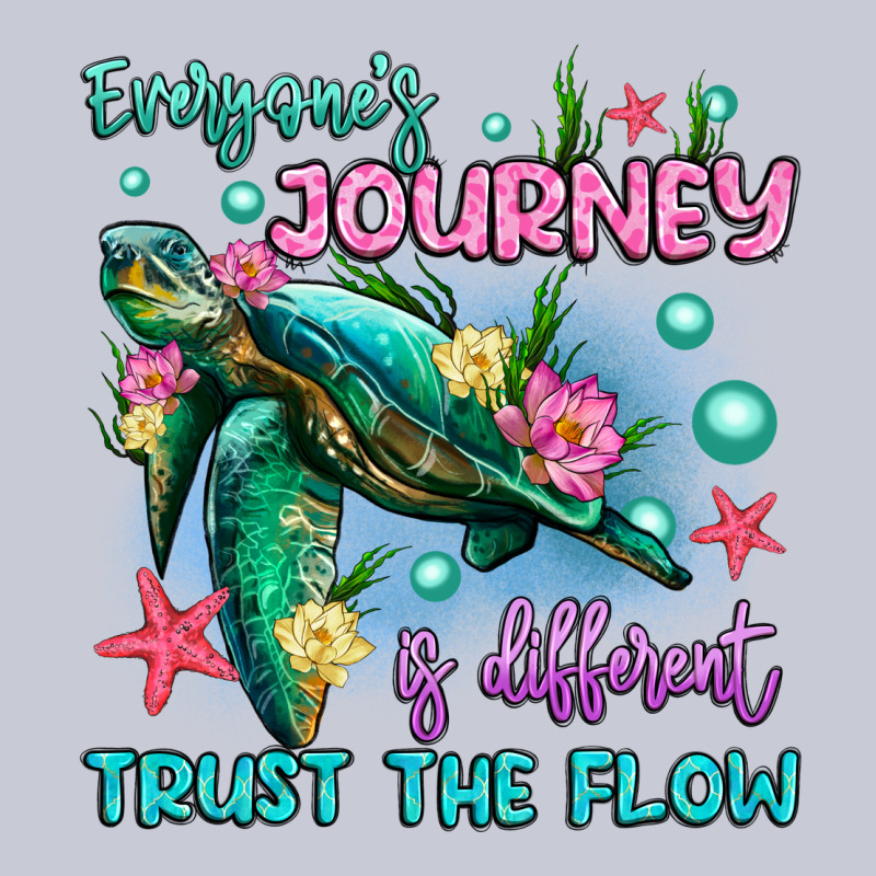 Everyone's Journey Is Different Trust The Flow Heavyweight Hoodie by Artiststas | Teevron