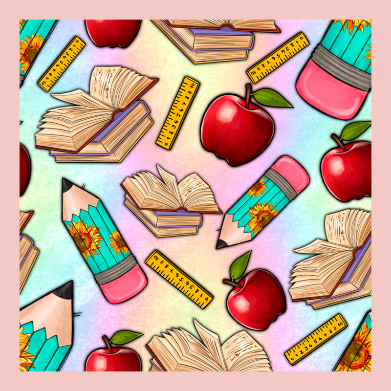 School Seamless Pattern Urban Heavy Tee by BundleAndBundleShop | Teevron