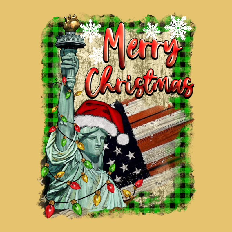 Merry Christmas  Statue Of Liberty Premium Sweatshirt by BarkalooDesign | Teevron