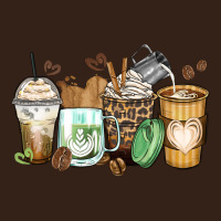 Latte Coffee Cups Heavy Core Tee | Teevron