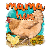 Mama Hen With Sunflowers Ladies Tee | Teevron