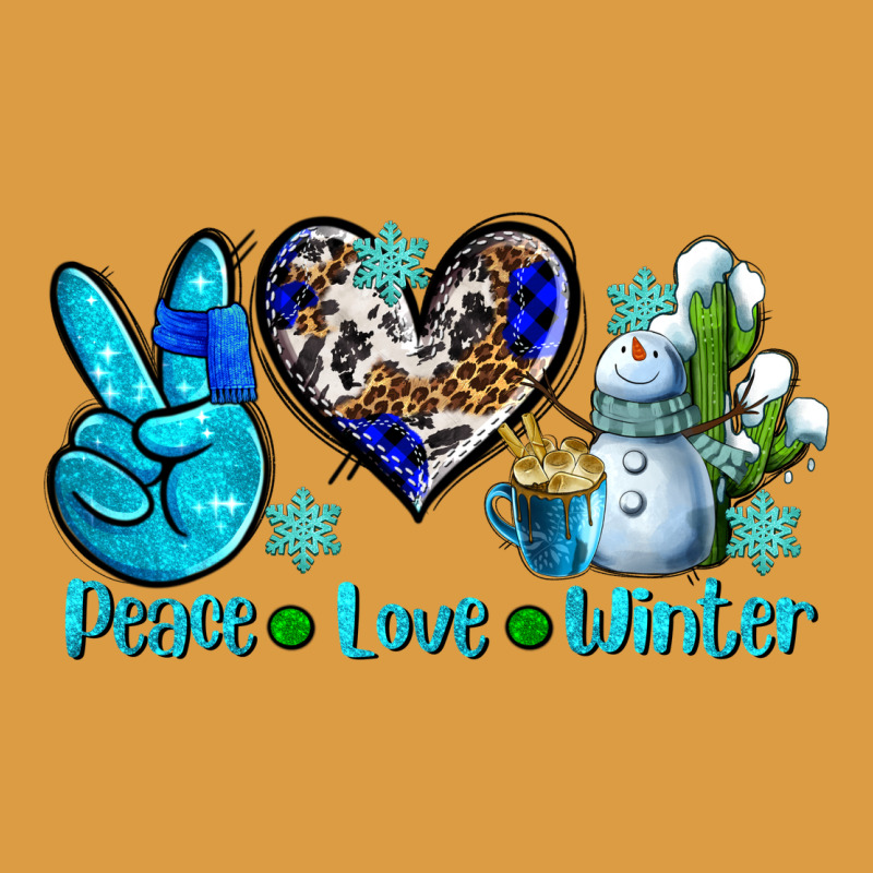 Peace Love Winter Ado Urban Heavy Tee by AdoDesignShop | Teevron