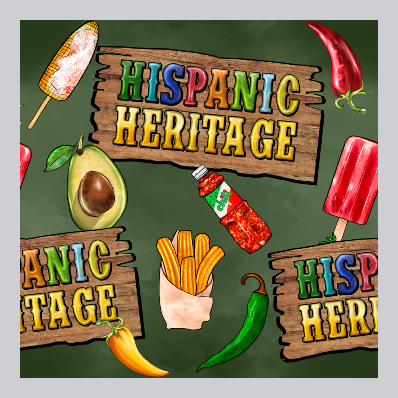 Hispanic Heritage Seamless Pattern Heavyweight Sweatshirt by BundleAndBundleShop | Teevron