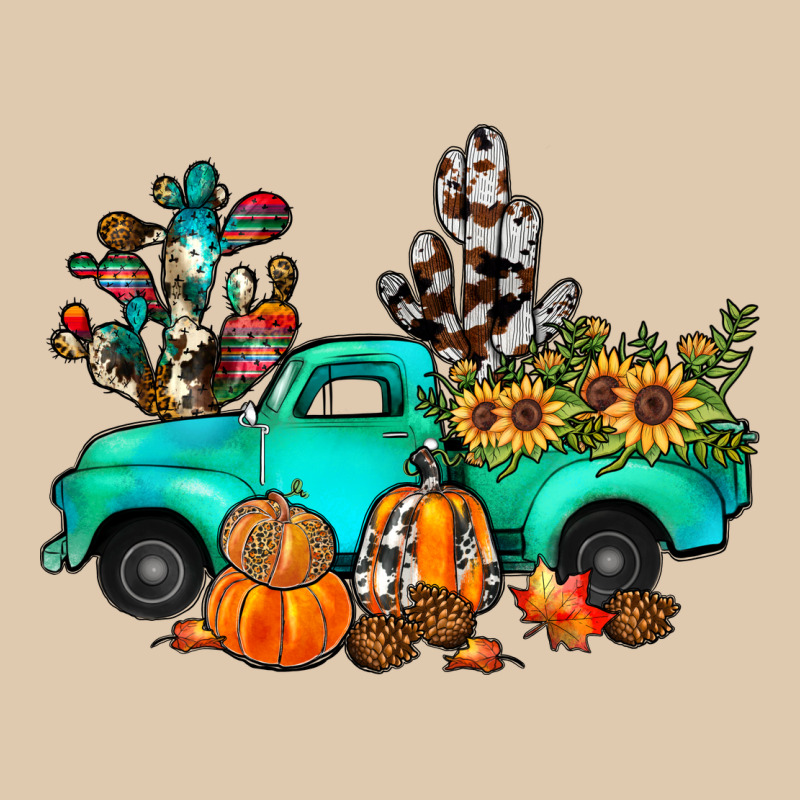 Cactus Pumpkin Truck Fall Heavyweight Sweatshirt by JahusDesignShop | Teevron