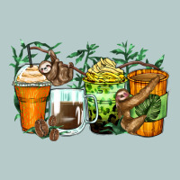 Sloth Coffee Cups Heavy Core Tee | Teevron