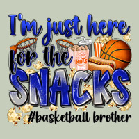 I'm Just Here For The Snacks #basketball Brother Ladies Tee | Teevron