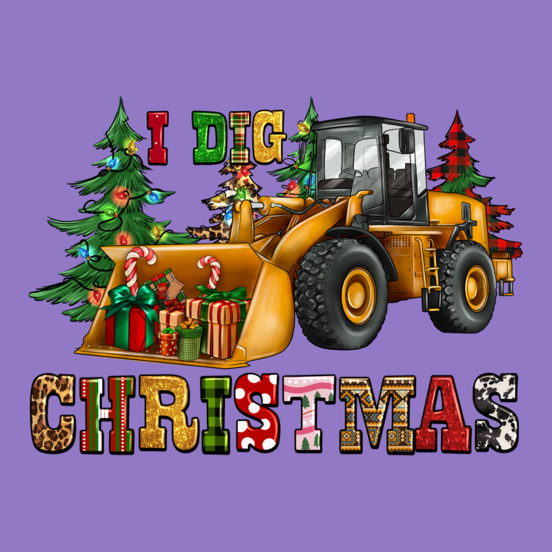 I Dig Christmas Bulldozer Urban Hoodie by CowGirlArtShop | Teevron