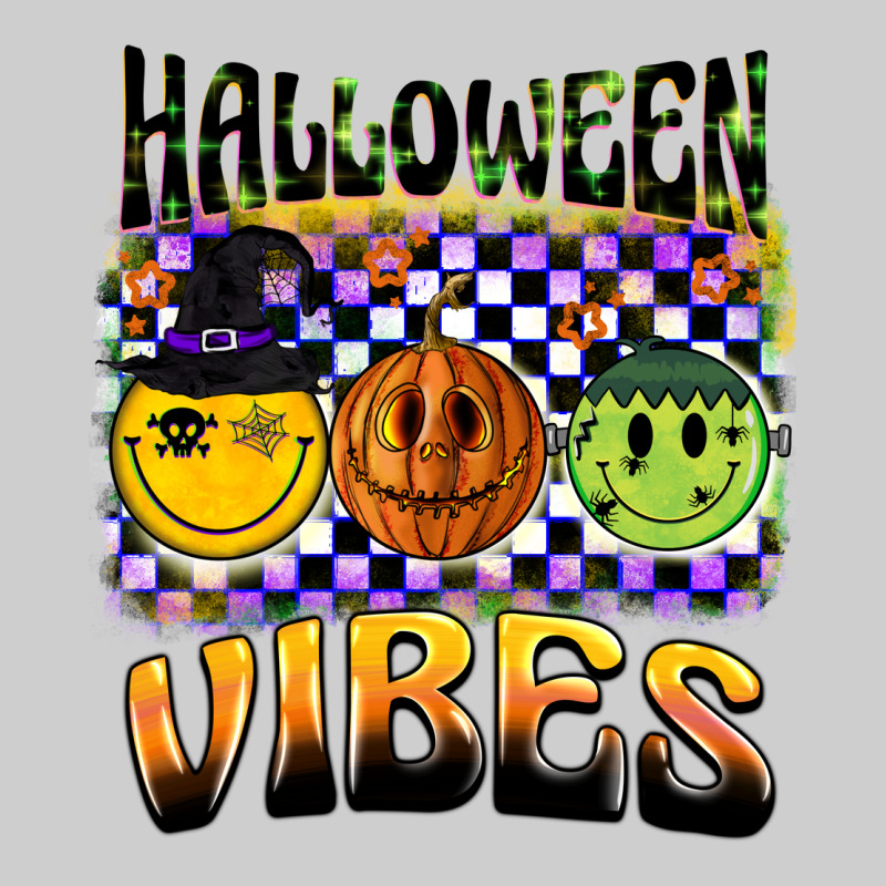 Halloween Vibes Smiley Face Premium Sweatshirt by BarkalooDesign | Teevron