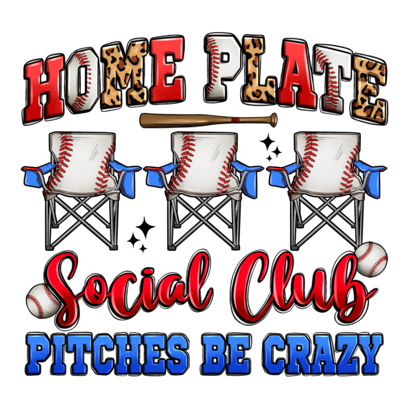 Home Plate Social Club Pitches Be Crazy Heavyweight Hoodie by Artiststas | Teevron