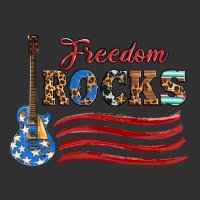 Freedom Rocks With Guitar Urban Heavy Tee | Teevron