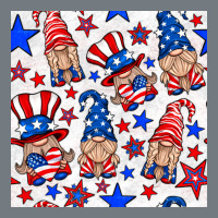 4th Of July Patriotic Gnome Seamless Pattern Heavyweight Sweatshirt | Teevron