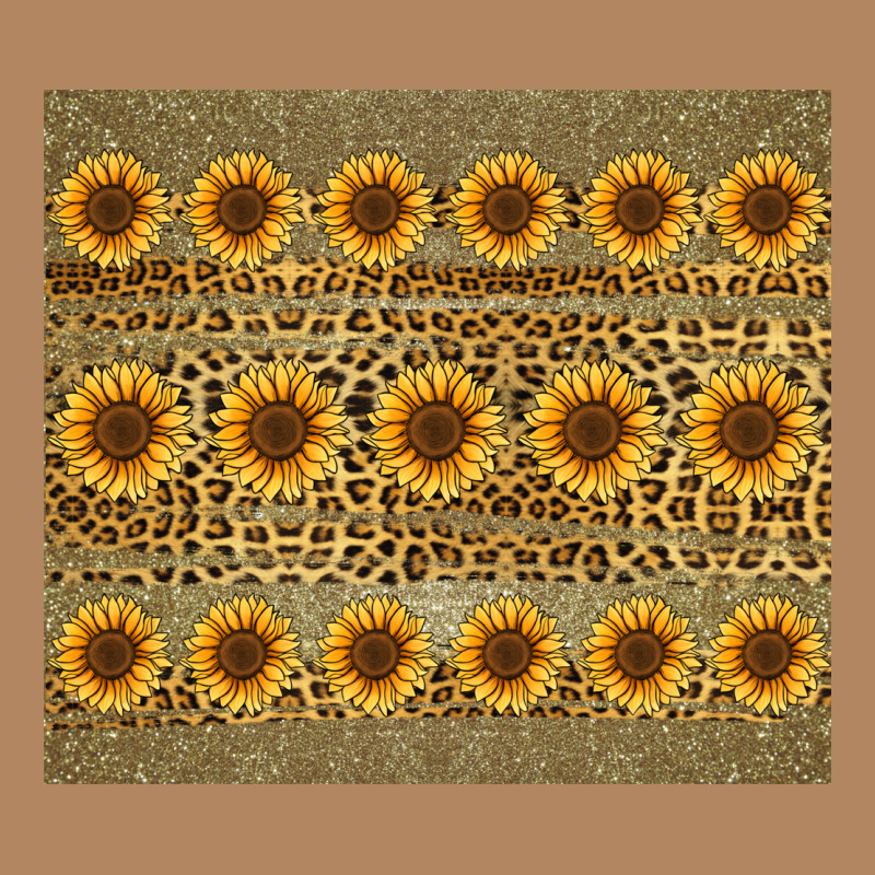 Leopard Glitter Sunflower Tumbler Long Sleeve Tee by Jasminsmagicworld | Teevron