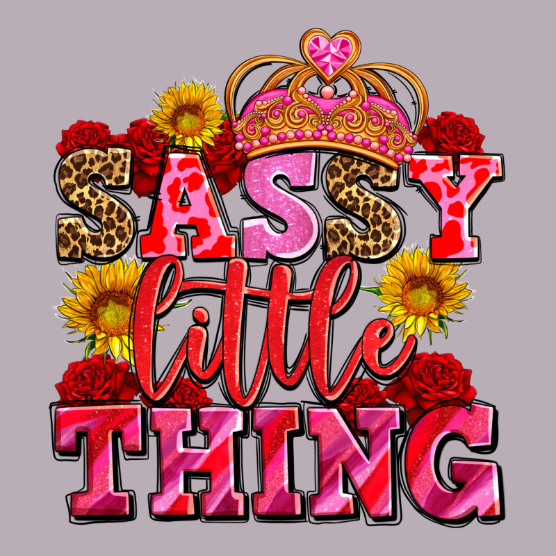 Sassy Little Thing With Crown Vintage Tee by AdoDesignShop | Teevron
