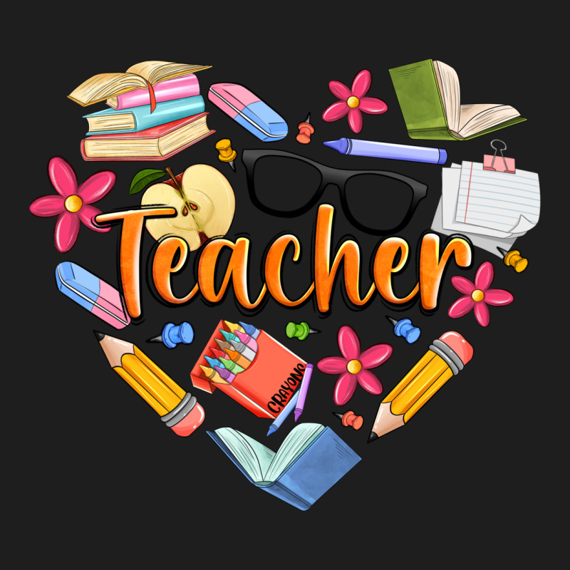 Teacher Heart Heavyweight Hoodie by Artiststas | Teevron