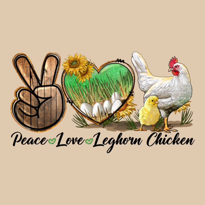 Peace Love Leghorn Chicken Classic Tee by LillyAllenDesigns | Teevron