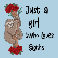 Just A Girl Who Loves Sloths Premium Hoodie | Teevron
