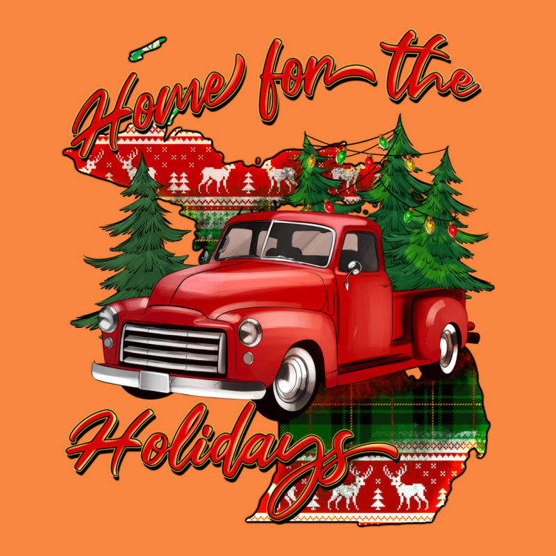 Home For The Holidays Michigan Premium Sweatshirt by BarkalooDesign | Teevron