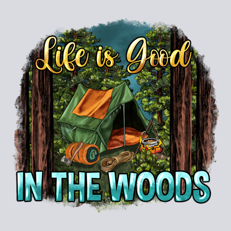 Life Is Good In The Woods Zipper Hoodie by NancyCooperArtShop | Teevron