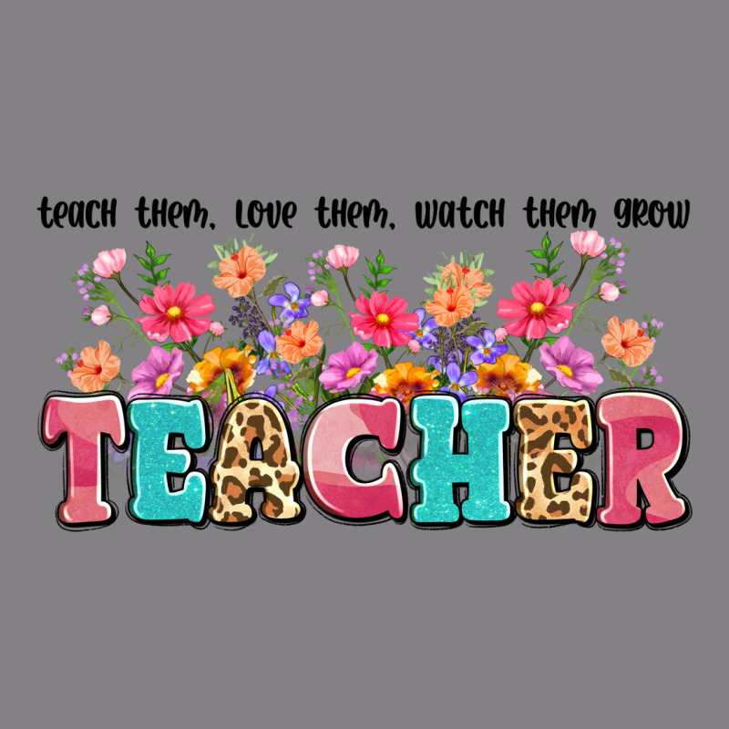 Teach Them Love Them Watch Them Grow Teacher Heavyweight Hoodie by Artiststas | Teevron