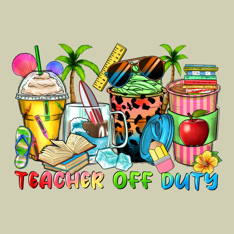 Teacher Off Duty Coffee Cups Heavy Core Tee by Zillion Design Studio | Teevron