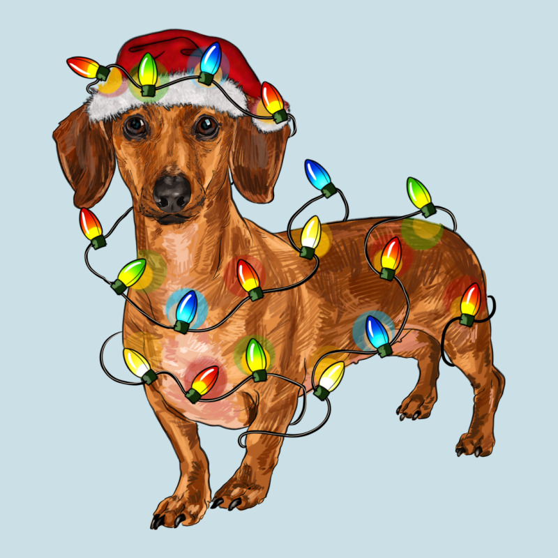 Dachshund Christmas Lights Ladies Tee by RanaPortraitStore | Teevron