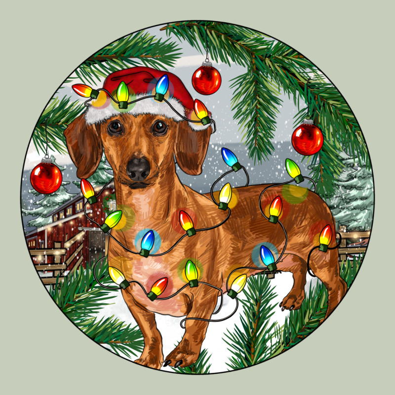 Dachshund Christmas Tree Ladies Tee by RanaPortraitStore | Teevron