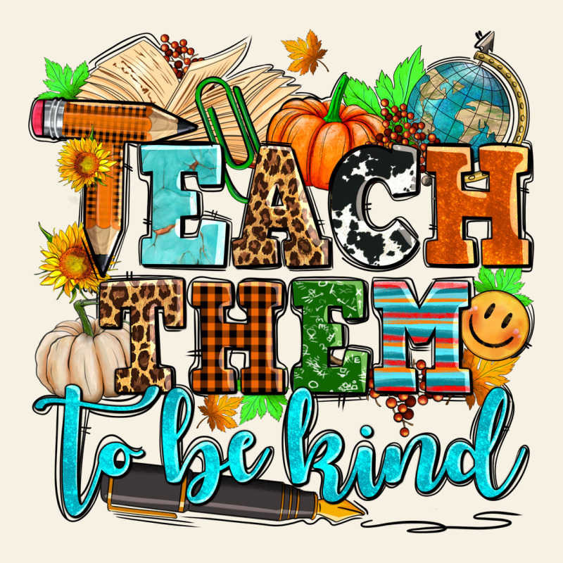Teach Them To Be Kind With Pumpkins And Fall Vintage Tee by AdoDesignShop | Teevron
