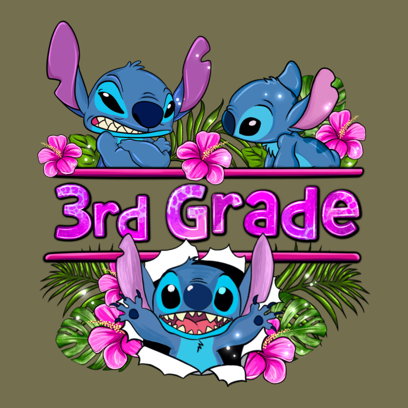 Preview Flower Stitch 3rd Grade Vintage Hoodie by AdoDesignShop | Teevron