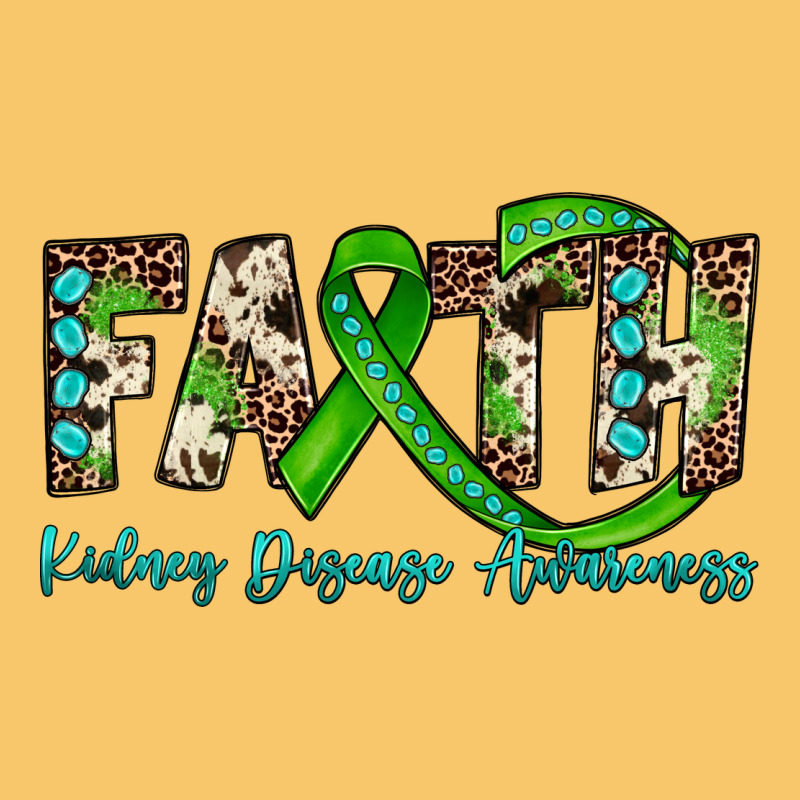 Faith Kidney Disease Awareness Vintage Hoodie by JahusDesignShop | Teevron