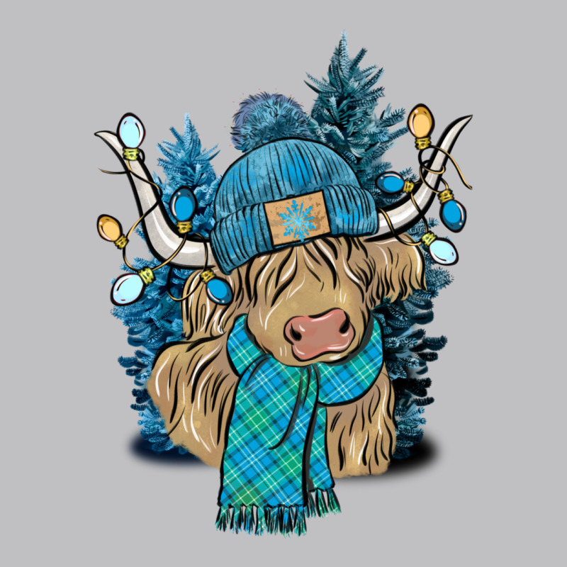 Winter Long Haired Cow Long Sleeve Tee by NancyCooperArtShop | Teevron