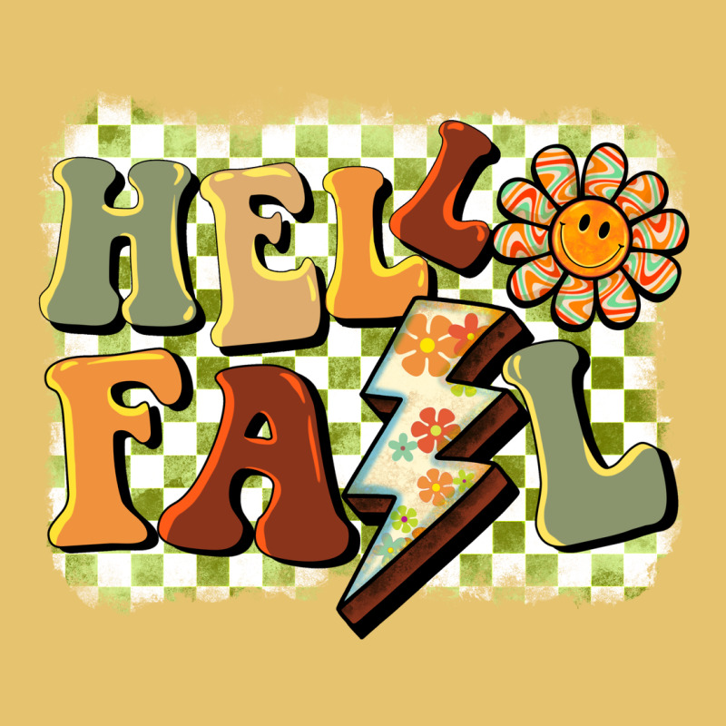 Groovy Hello Fall Premium Sweatshirt by BarkalooDesign | Teevron