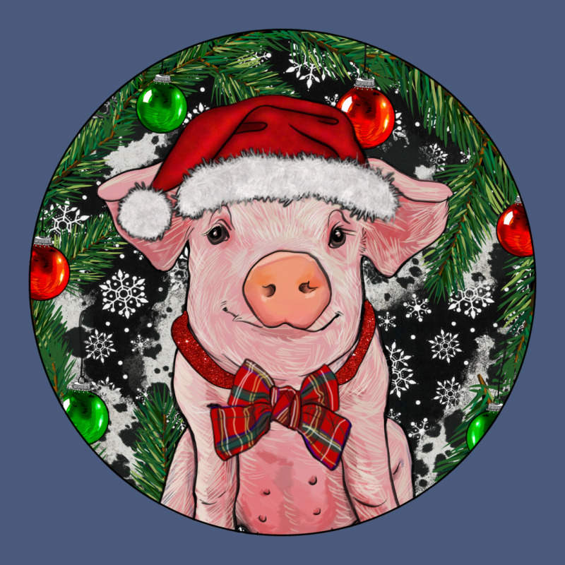 Sitting Pig Christmas Vintage Hoodie by RanaPortraitStore | Teevron