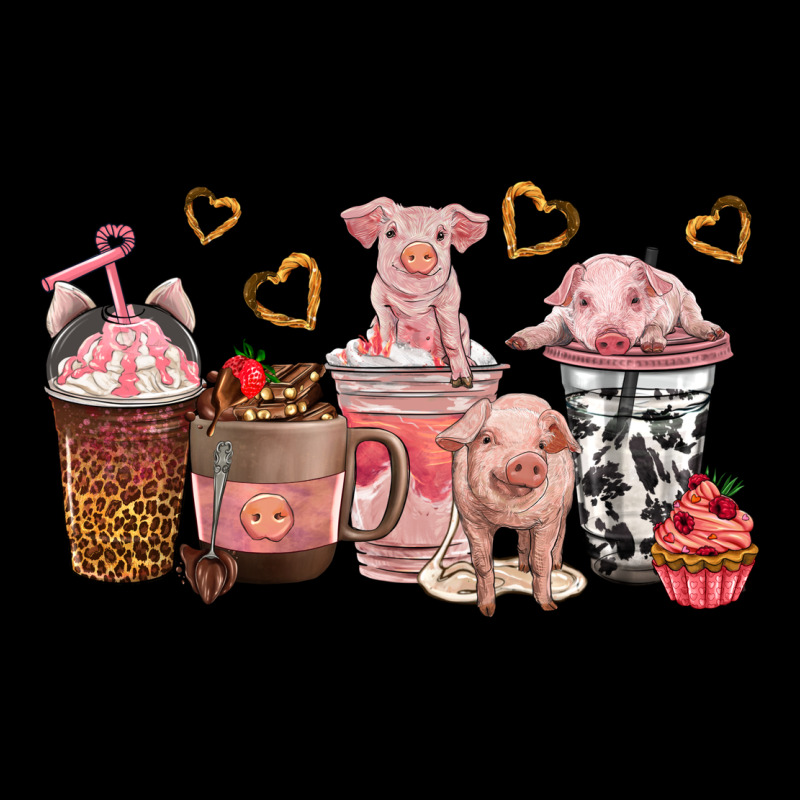 Pigs Coffee Cups Ladies Tee by texasbilliewilder | Teevron