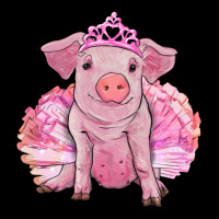 Balerina Pig With Tutu Heavy Core Tee | Teevron
