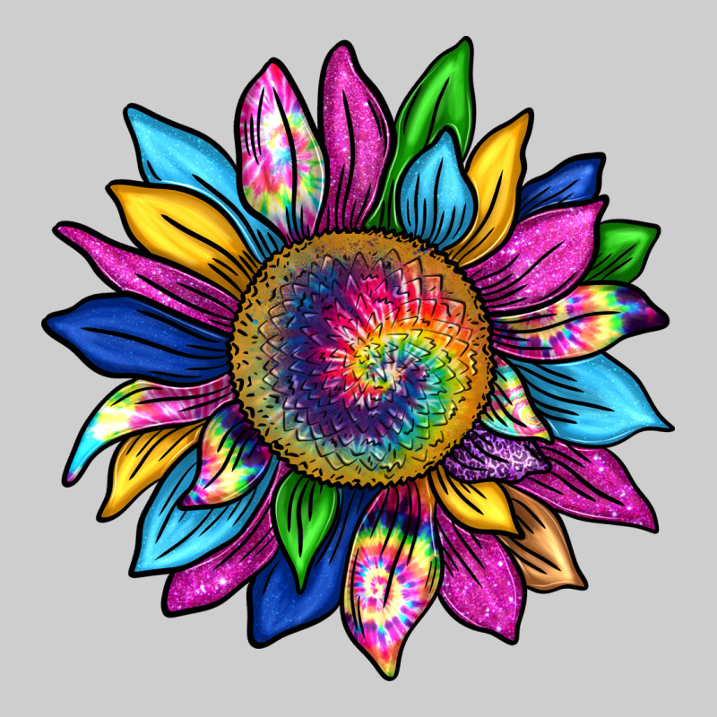 Tie Dye Sunflower Premium Tee by texasbilliewilder | Teevron